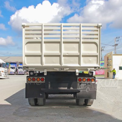 สิบล้อดั้มพ์ HINO 344 แรง ปี 56 + หางดั้มพ์ สามเพลา อู่สหกิจ ปี 56