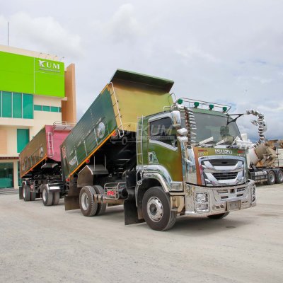หกล้อดั้มพ์ ISUZU FTR 240 แรง ปี 2565 + หางดั้มพ์ สองเพลา อู่เดอะฟินิกซ์ ปี 2565