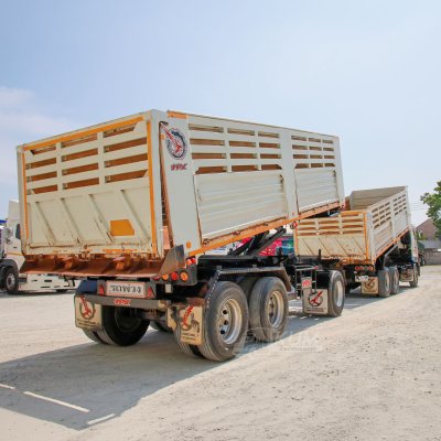 สิบล้อดั้มพ์ HINO FM1A 344 แรง ปี 65 + หางดั้มพ์ สามเพลา อู่เดอะฟินิกซ์ ปี 65