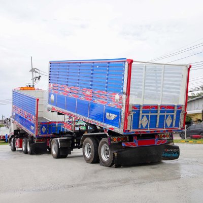 สิบล้อดั้มพ์ HINO FM1A 344 แรง ปี 2563 + หางดั้ม 3เพลา อูุ่มุ่งเจริญ ปี 2563