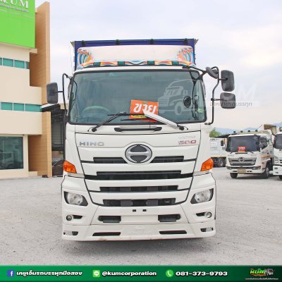 สิบล้อตู้สิบบาน HINO VICTOR 500 344 แรงม้า ปี 62
