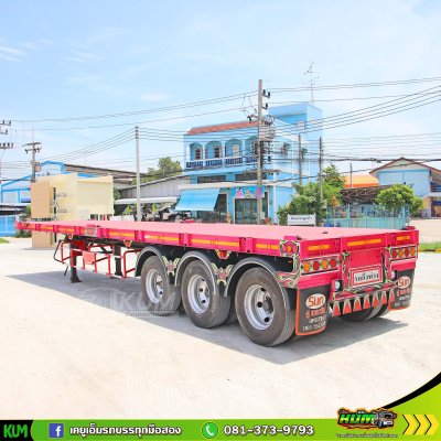 หางพื้นเรียบ สามเพลา อู่ เดอะซัน ปี 65