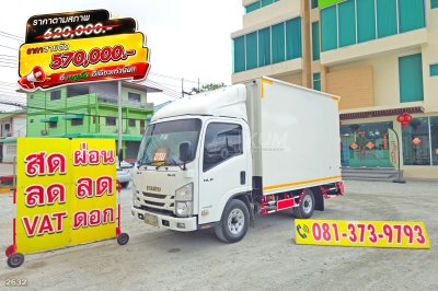 สี่ล้อตู้ ISUZU NLR 104 แรง ปี 2563