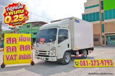 ‼️ดอกเบี้ย พิเศษ 0.25% ต่อเดือน‼️สี่ล้อตู้เย็น ISUZU NLR 130 แรง ปี 2566