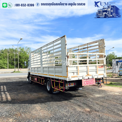 รถสภาพพร้อมใช้งาน รถหกล้อกระบะคอกสูง FTR 240 ปี 54
