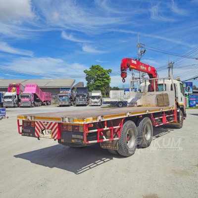 สิบล้อเครน ISUZU FVM 240 แรงม้า ปี 56 เครน UNIC 5 ตัน 5 ปลอก ‼สภาพดี Sาคาโคตรถูก