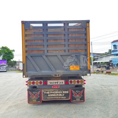 คอกเกษตรสีเทาแลมโบ ISUZU FXZ 360 แรงม้า ปี 66+ หางดั้มพ์ สามเพลา อู่เดอะฟินิกซ์ ปี 66