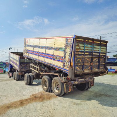 พ่วงแม่ลูกอู่ดัง HINO FM 344 แรงม้า อู่ซุ่นชัย ปี 60 + หางดั๊มพ์ สามเพลา อู่ซุ่นชัย ปี 60 ราคาตัด