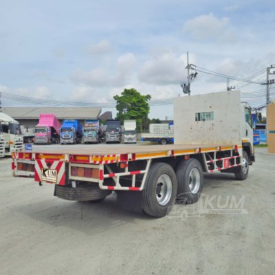 สิบล้อพื้นเรียบ ISUZU FVM 240 แรงม้า ปี 55