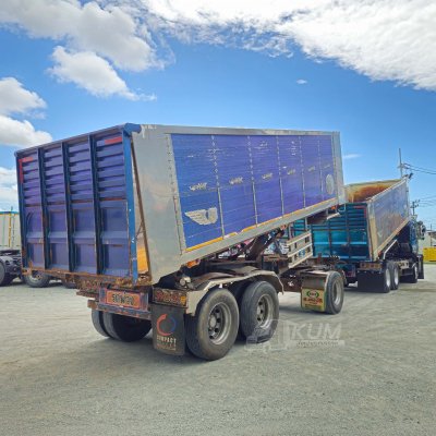 สิบล้อดั้มพ์เกษตร ISUZU FXZ 360 แรงม้า ปี 66 + หางดั๊มพ์ สามเพลา อู่ส.สมบัติ ปี 66