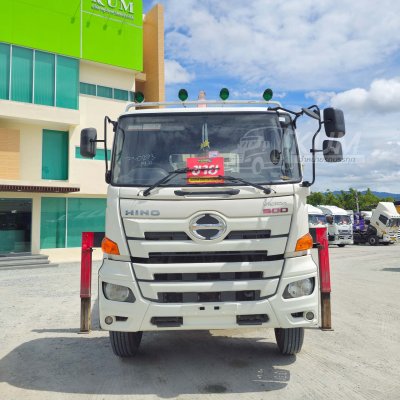 สิบล้อหัวลากติดเครน HINO VICTOR 500 344 แรงม้า ปี 62