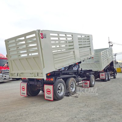 สามมิตรแท้ ISUZU FXZ 360 แรงม้า ปี 65 + หางดั้มพ์ สามเพลา อู่สามมิตร ปี 65 สามมิตรแท้ ISUZU FXZ 360 แรงม้า ปี 65 + หางดั้มพ์ สามเพลา อู่สามมิตร ปี 65