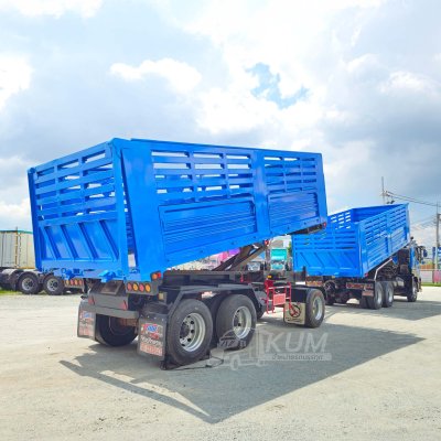 สิบล้อดั้มพ์ ISUZU FXZ 360 แรง ปี 65 + หางดั้มพ์ สามเพลา อู่เดอะฟินิกซ์ ปี 65