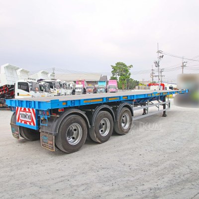 หางพื้นเรียบ สามเพลา อู่ CIMC ปี 64