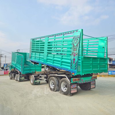 สิบล้อดั้มพ์ ISUZU FXZ ปี 66 + หางดั้มพ์ สามเพลา อู่พีพีเอ็นเจเนริ่ง ทรัค ปี 66