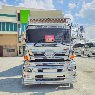 สิบล้อดั้มพ์ HINO VICTOR 500 344 แรงม้า ปี 65+หางดั้มพ์ สามเพลา อู่เดอะฟีนิกซ์ ปี 65