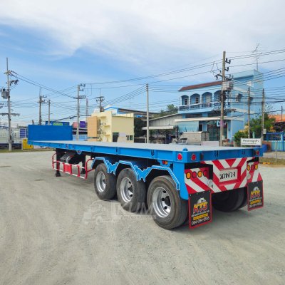 หางพื้นเรียบ สามเพลา อู่ ST ปี 2558