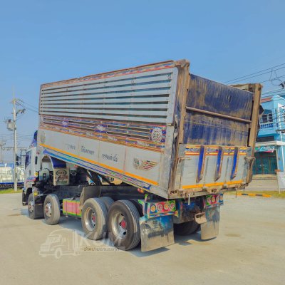 **ใช้เงินออกรถ 200000** สิบสองล้อดั้มพ์ ISUZU FYH 360 แรง ปี 2555