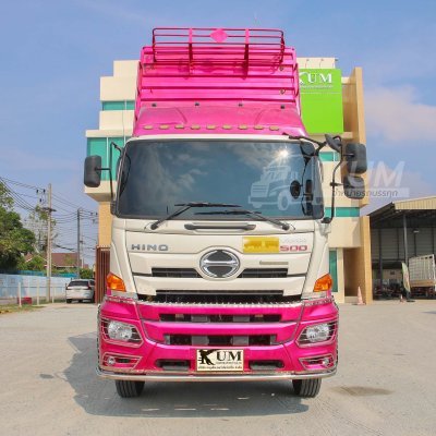 สิบล้อดั้มพ์ HINO FM1A 344 แรง ปี 2565 + หางดั้ม สามเพลา อู่พิรุธ ปี 2565