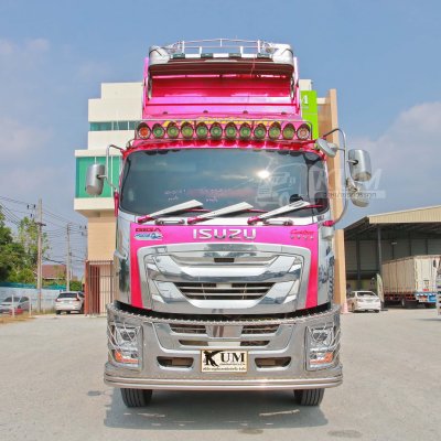 สิบล้อดั้มพ์ ISUZU FXZ 360 แรง ปี 2565 + หางดั้มพ์ สามเพลา อู่เดอะฟินิกซ์ ปี 2565