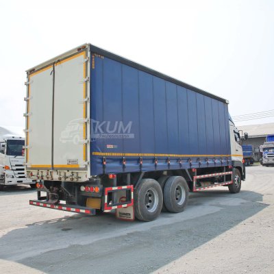 สิบล้อตู้ผ้าใบ HINO FL1A 344 แรง ปี 2567