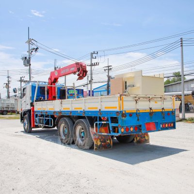 สิบล้อเครน Unic HINO FG8J 240 แรง ปี 2559
