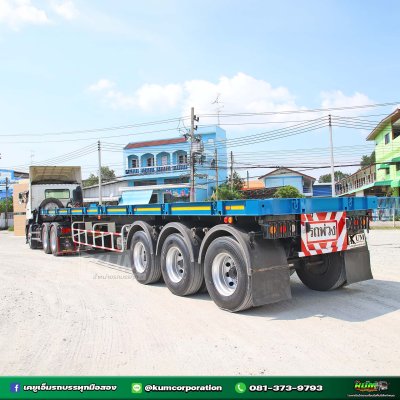 สิบล้อหัวลาก HINO VICTOR 500 344 แรงม้า ปี 64+ หางพื้นเรียบ สามเพลา อู่ PANUS ปี 64