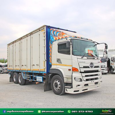 สิบล้อตู้สิบบาน HINO VICTOR 500 344 แรงม้า ปี 62