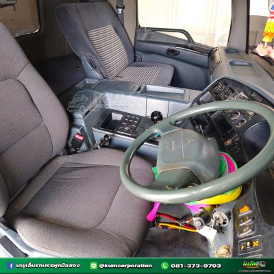 สิบล้อดั้มพ์ FUSO FV 380 แรงม้า ปี 55 กระบะสามมิตร ราคาถูกมาก