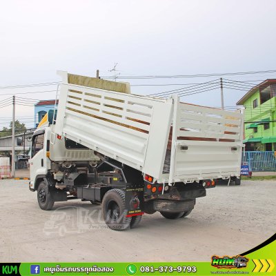 หกล้อดั้มพ์ ISUZU FRR 190 แรงม้า ปี 65 ไมล์น้อย