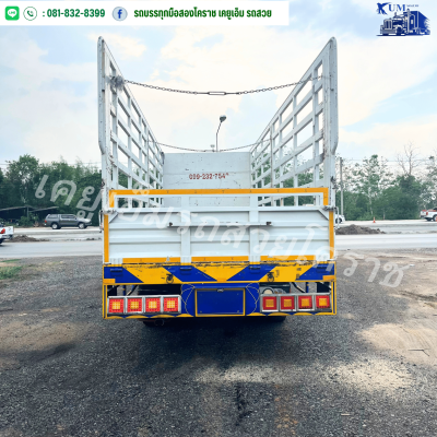 FTR240 หน้าตึกสวยๆสภาพดี Isuzu FTR 240 ปี57 กระบะคอกสูง