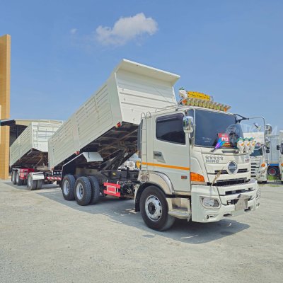 ผ่อน ลด ดอก สิบล้อดั้มพ์ HINO VICTOR 500 344 แรงม้า ปี 65 +หางดั้มพ์ สามเพลา อู่เดอะฟีนิกซ์ ปี 65