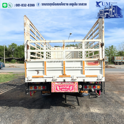 รถสภาพพร้อมใช้งาน รถหกล้อกระบะคอกสูง FTR 240 ปี 54