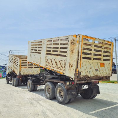 สามมิตรแท้ ISUZU FXZ 360 แรงม้า ปี 65 + หางดั้มพ์ สามเพลา อู่สามมิตร ปี 65