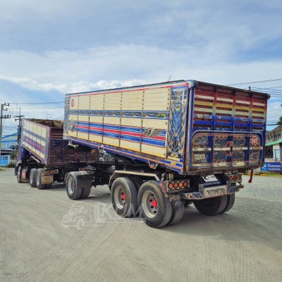 สิบล้อดั๊มพ์ HINO FM 344 แรงม้า ปี 60 + หางดั๊มพ์ สามเพลา อู่ซุ่นชัย ปี 60