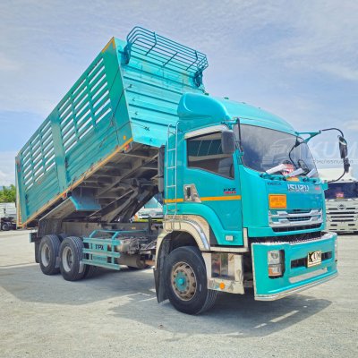 สีสวยมาก ดั๊มพ์เกษตร ISUZU FXZ 360 แรงม้า ปี 66