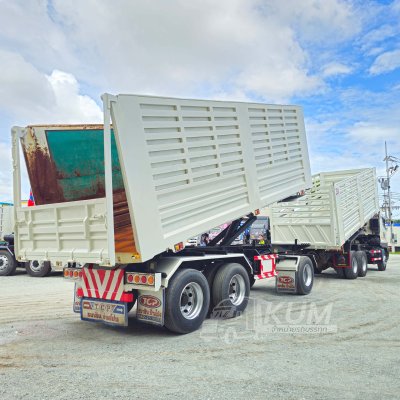 ผ่อน ลด ดอก สิบล้อดั๊มพ์ HINO VICTOR 500 344 แรงม้า ปี 66 + หางดั้มพ์ สามเพลา อู่ธนาสิน ปี 66