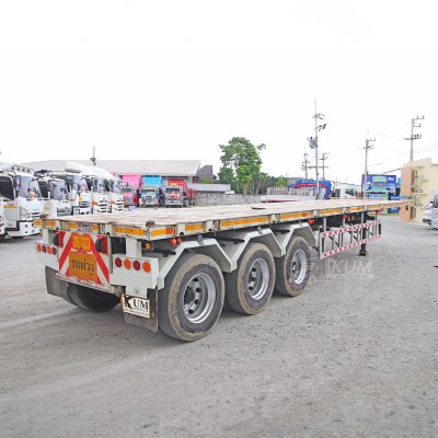 หางพื้นเรียบ สามเพลา อู่สามมิตร ปี 64