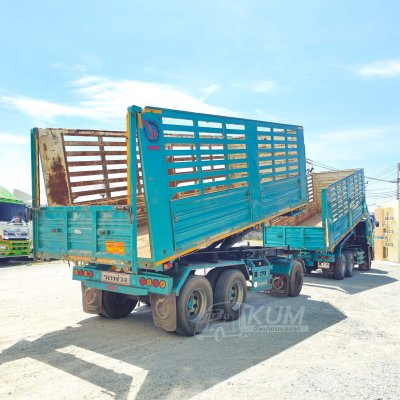 ดั๊มพ์เกษตร ISUZU FXZ 360 แรงม้า ปี 66 + หางดั้มพ์ สามเพลา อู่เดอะฟินิกซ์ ปี 66