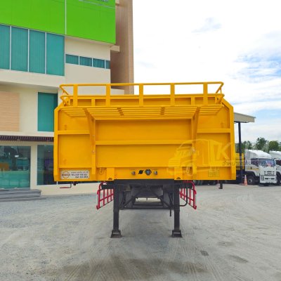 หางพื้นเรียบ สามเพลา มีบังเกอร์ อู่ WAFA ปี 63