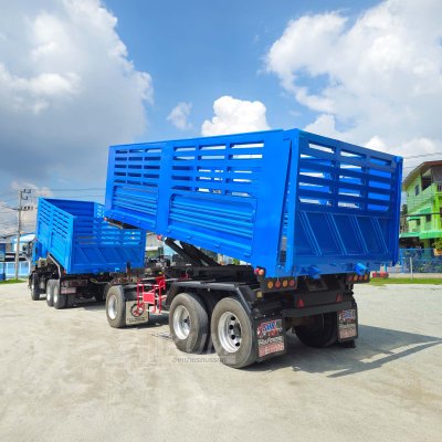 สิบล้อดั้มพ์ ISUZU FXZ 360 แรง ปี 65 + หางดั้มพ์ สามเพลา อู่เดอะฟินิกซ์ ปี 65