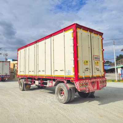 หางตู้เข้าใหม่ หางพ่วงตู้สิบบาน สองเพลา อู่ปิติ ปี 65