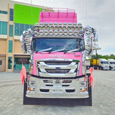 พ่วงแม่ลูกหวานฉ่ำ ISUZU FXZ 360 แรงม้า ปี 66 + หางดั้มพ์ สามเพลา ปี 65