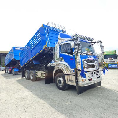 ISUZU FXZ 360 แรงม้า ปี 66 + หางดั้มพ์ สามเพลา อู่เดอะฟินิกซ์ ปี 65