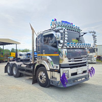 เข้าใหม่ ปีใหม่ ไมล์น้อย สิบล้อหัวลาก ISUZU GXZ 360 ปี 2566 หัวลากสวยๆ