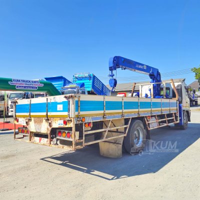 หกล้อเครน HINO FG 212 แรง เครน ธานาโน่ 8 ตัน 3 ปลอก ปี 2556