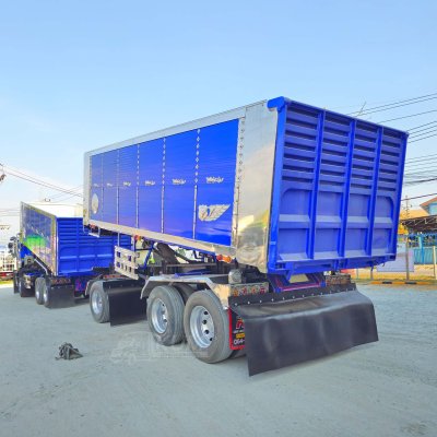 สิบล้อดั้มพ์เกษตร ISUZU FXZ 360 แรงม้า ปี 66 + หางดั๊มพ์ สามเพลา อู่ส.สมบัติ ปี 66