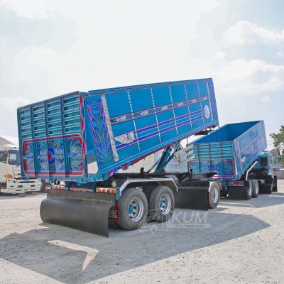 ใช้เงินออกรถ 350,000 บาท สิบล้อดั้มพ์ HINO FM2P 380 แรง ปี 2564 + หางดั้มพ์ สามเพลา อู่พงศ์ไพบูลย์ ปี 64