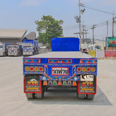 หางพื้นเรียบ สามเพลา อู่ CTT ปี 2565