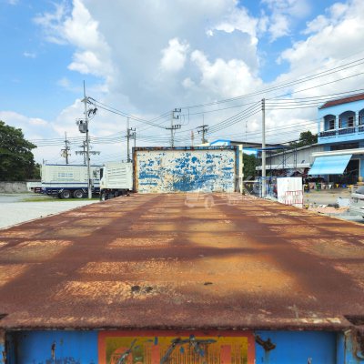 หางพ่วงพื้นเรียบ สามเพลา อู่ซุ่นชัย ปี 59